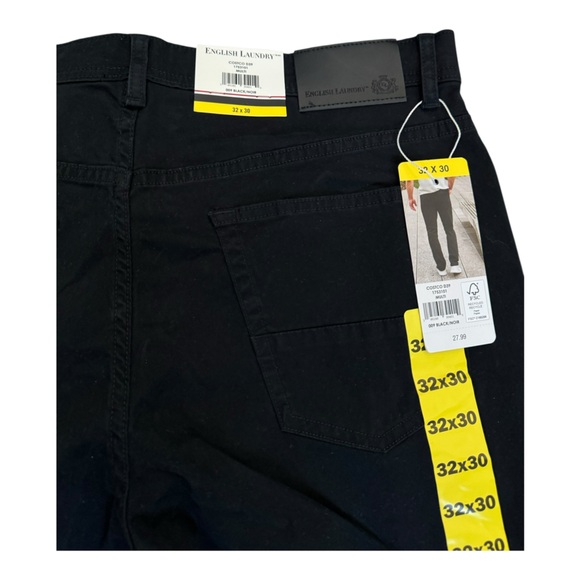 English Laundry Men’s Chino Pants Oaklum  Casual- Black - Picture 10 of 12